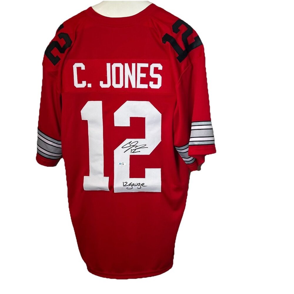 Cardale Jones Autographed The Ohio State Buckeyes OSU Jersey Signed 12 Gauge COA